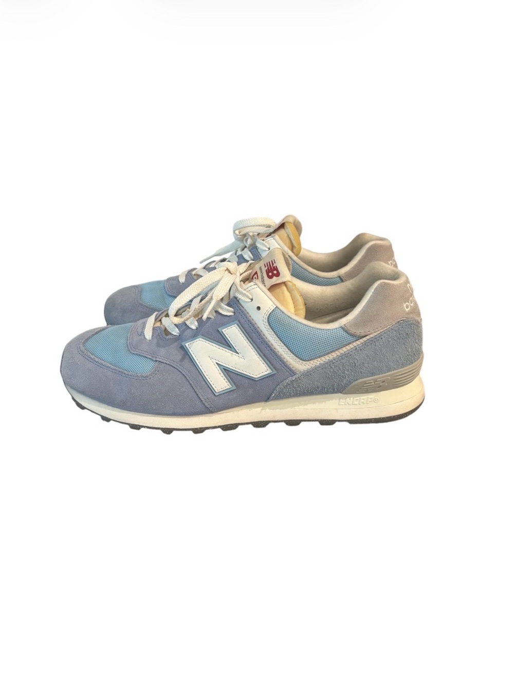 New Balance Men’s 574 Sneaker - Light Blue and Gray Sz 11
